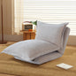 Convertible Flip Chair: Floor SofaBed with Adjustable Backrest andPillows