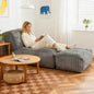 ZDFK-QIANHUI Modular Floor Chaise Lounge - Convertible Sofa Bed for Multi-Scene Relaxation