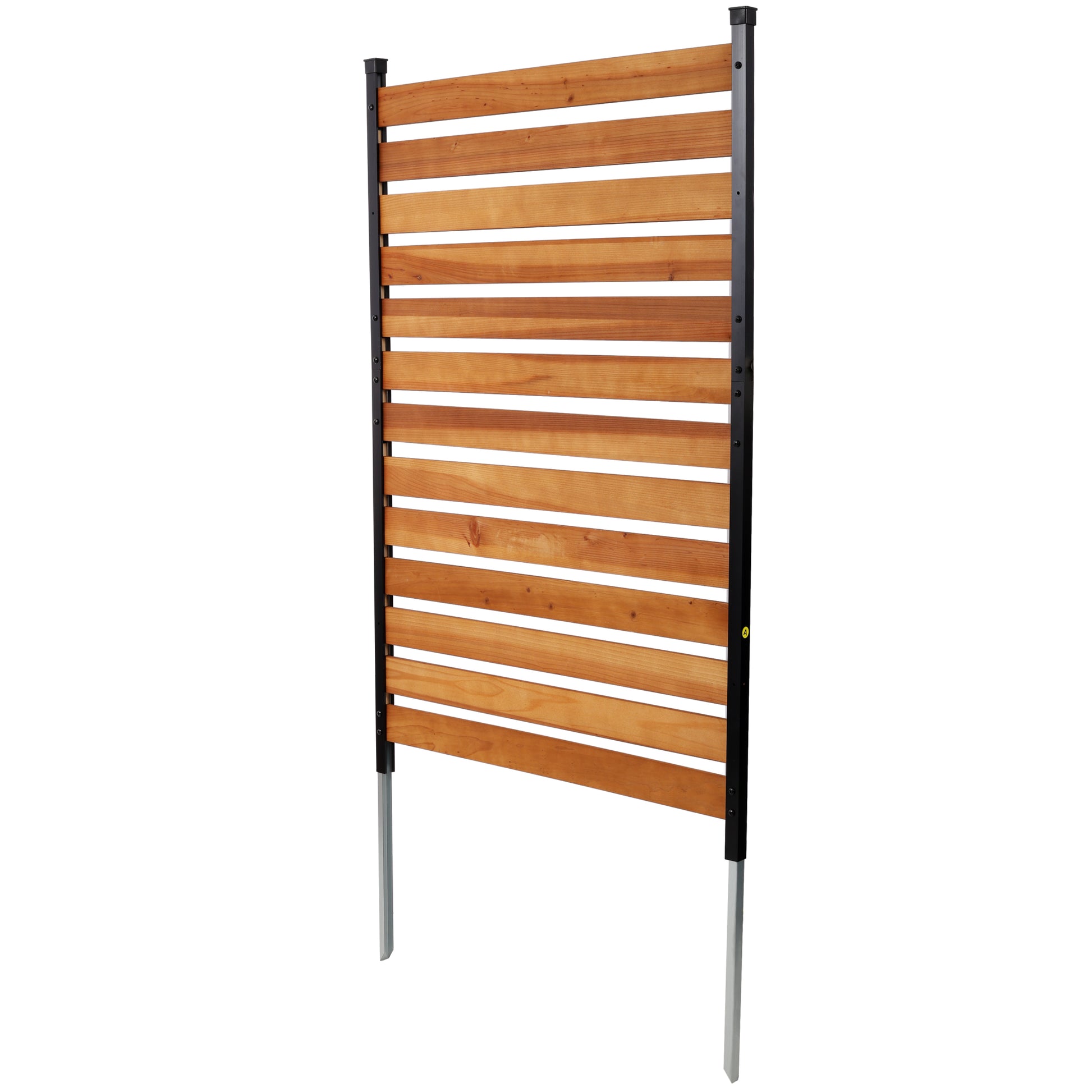 Wooden Privacy Fence Panel - 76" H x 38" W - Outdoor AC Fence