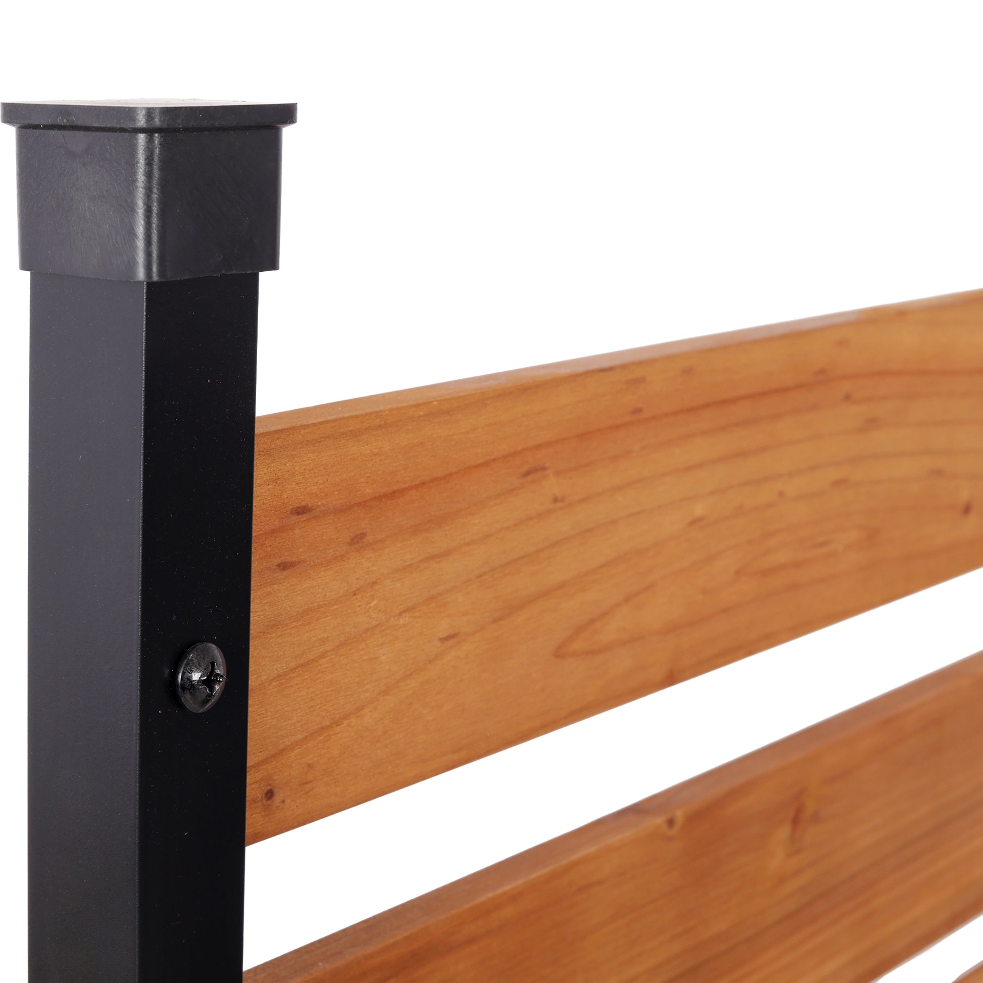 Wooden Privacy Fence Panel - 76" H x 38" W - Outdoor AC Fence