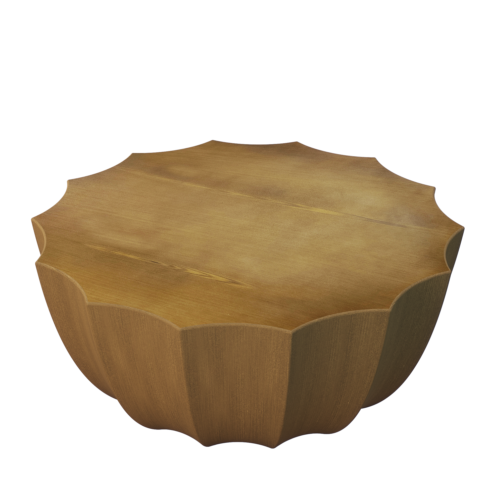 35.43" Round Cement Coffee Table - Outdoor & Indoor Use