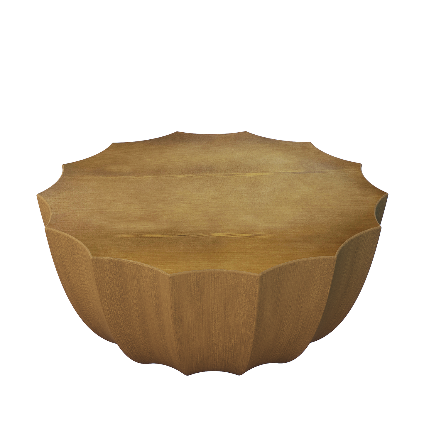 35.43" Round Cement Coffee Table - Outdoor & Indoor Use