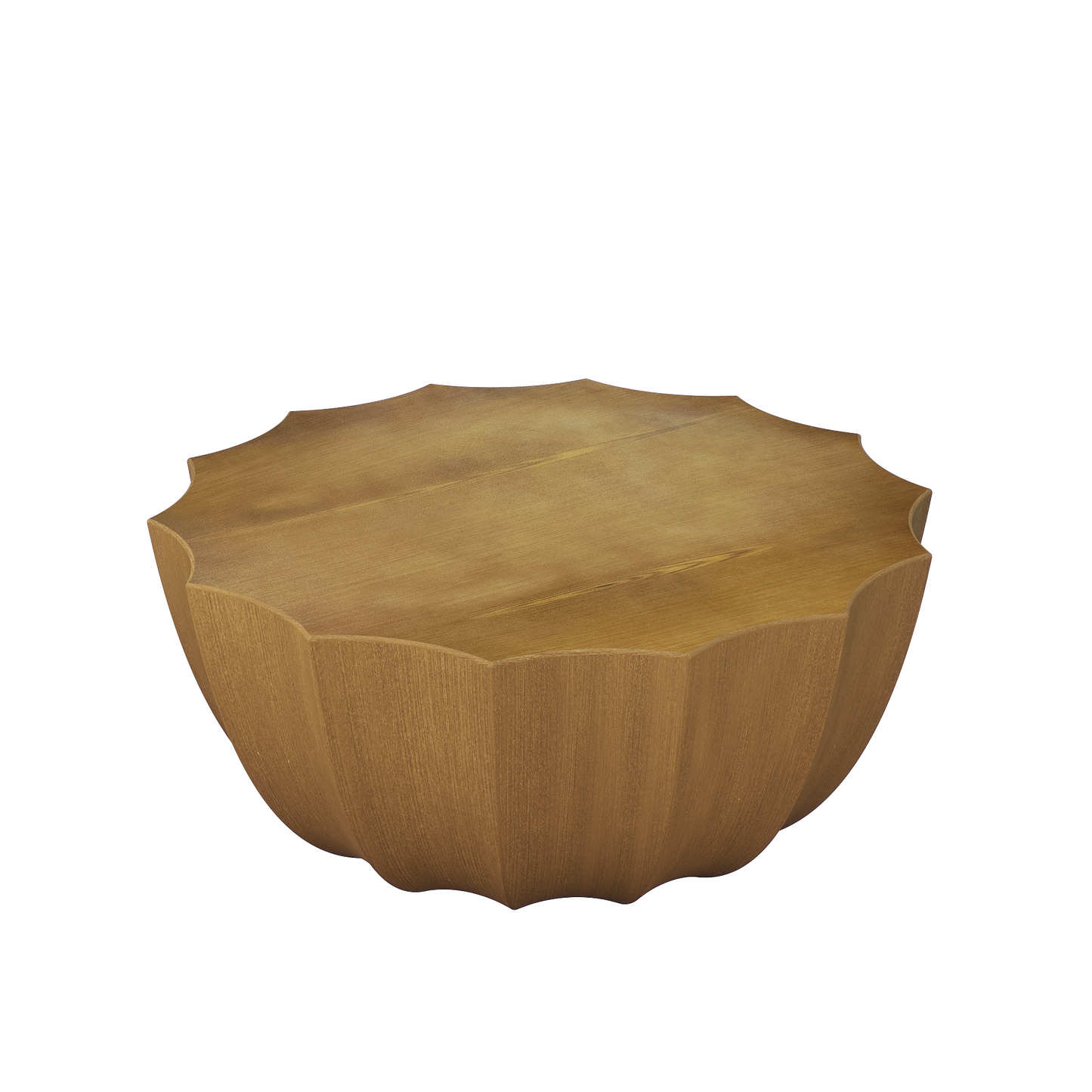 35.43" Round Cement Coffee Table - Outdoor & Indoor Use