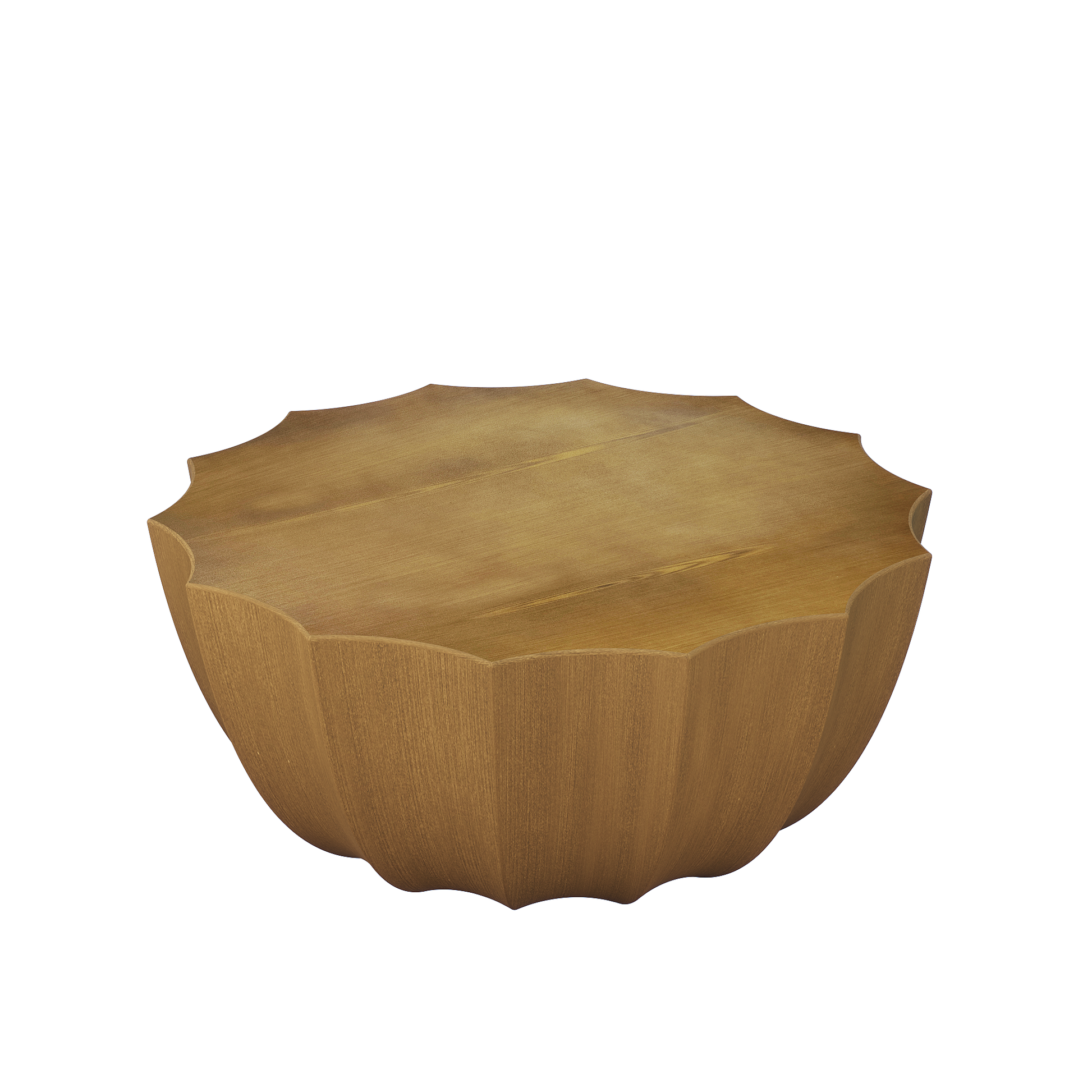 35.43" Round Cement Coffee Table - Outdoor & Indoor Use