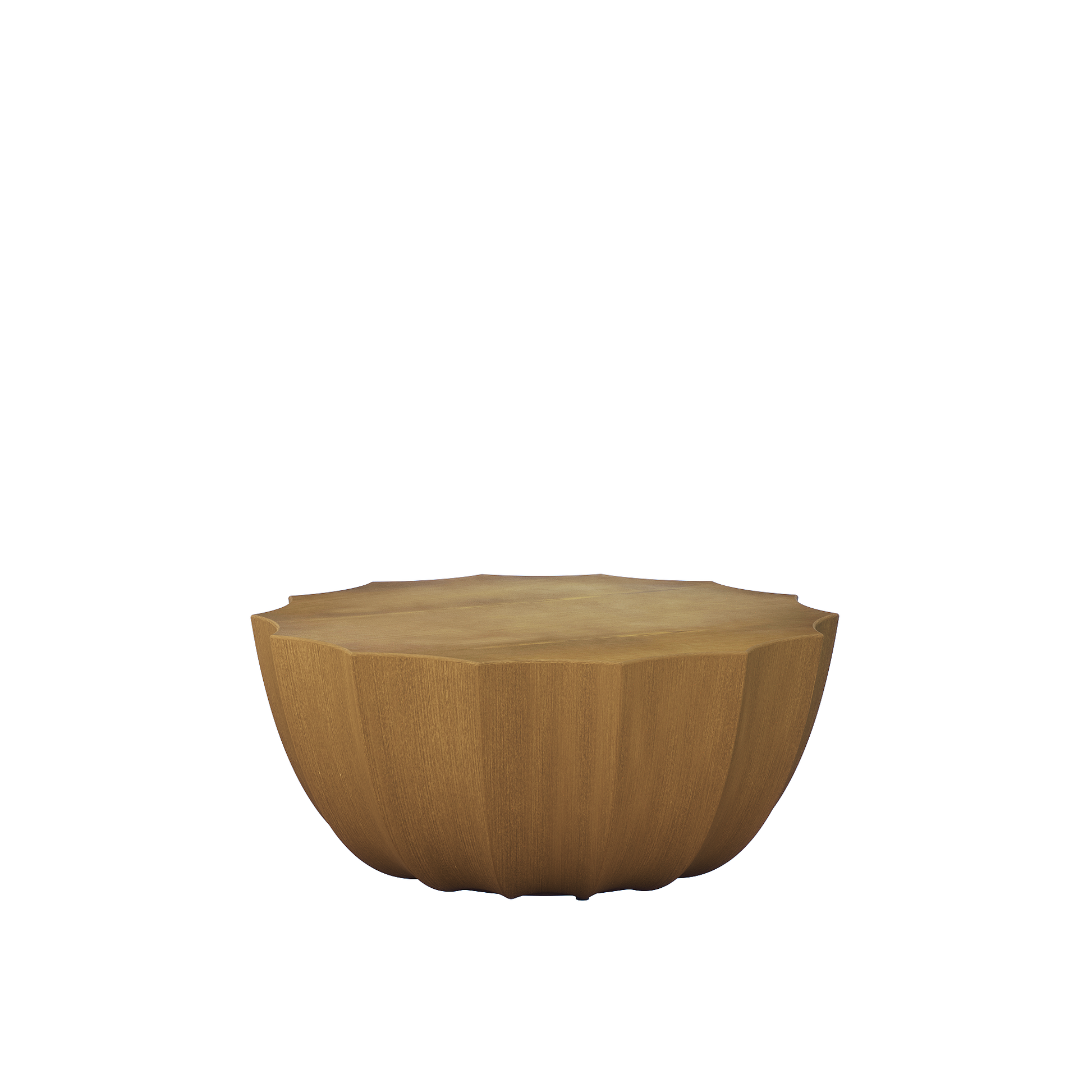 35.43" Round Cement Coffee Table - Outdoor & Indoor Use