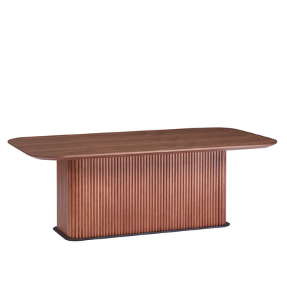 Brown Walnut Coffee Table - Rectangular 51.18" Dining Table