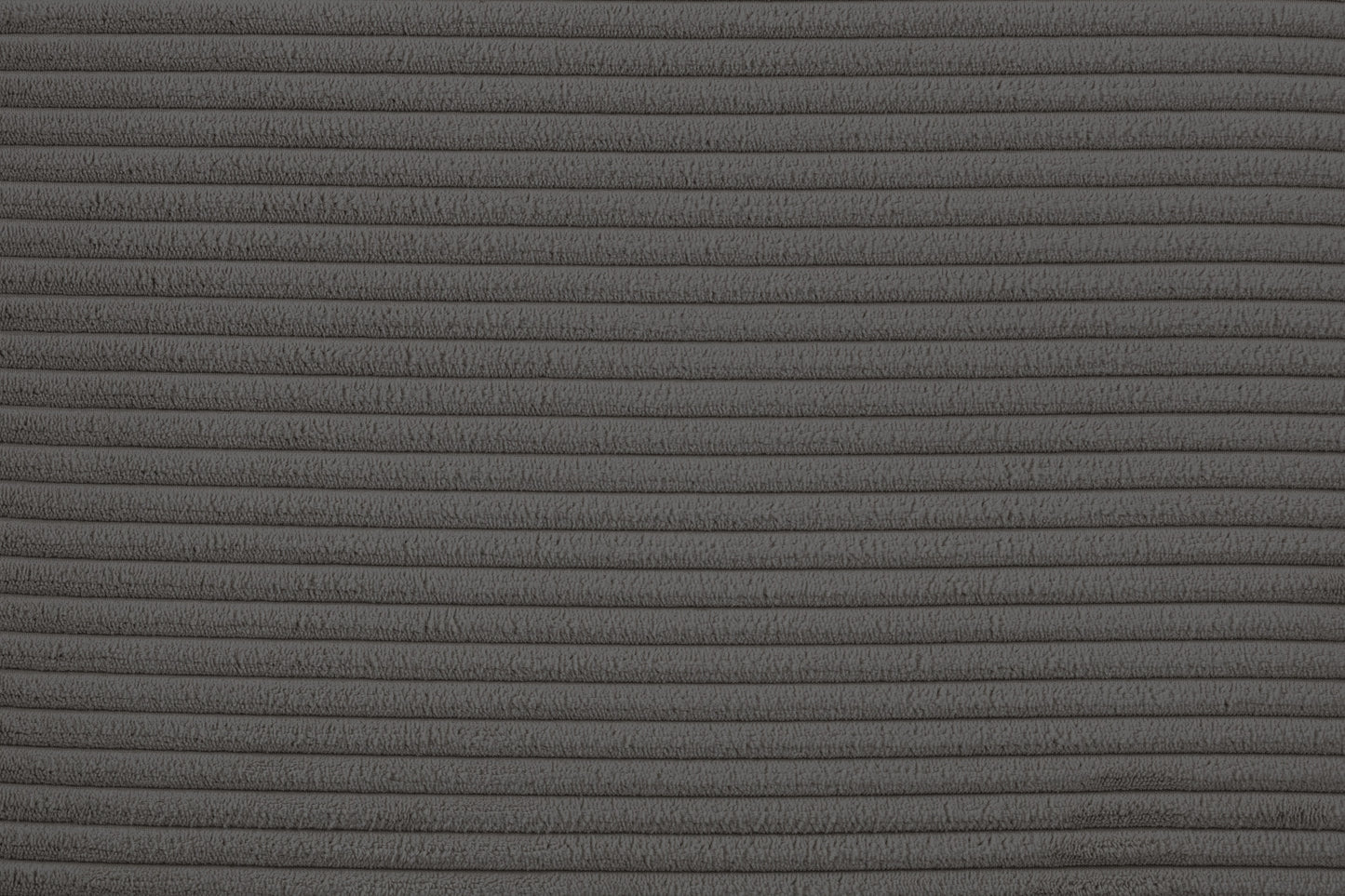 Dark Gray Corduroy Accent Chair - Plush Upholstered Swivel