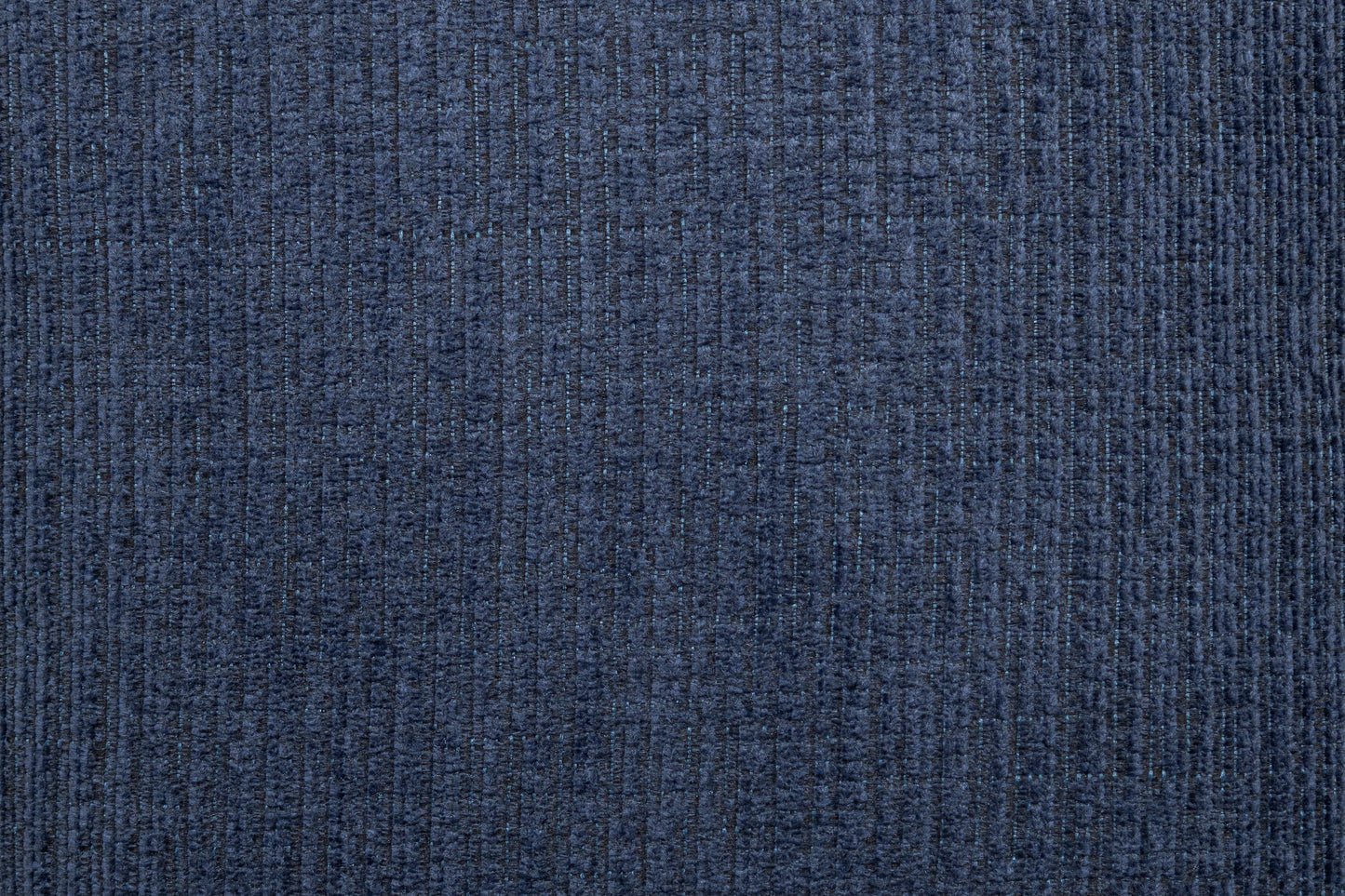 3-Piece Dark Blue Chenille Sectional Sofa Set - Modern Living Room Seating