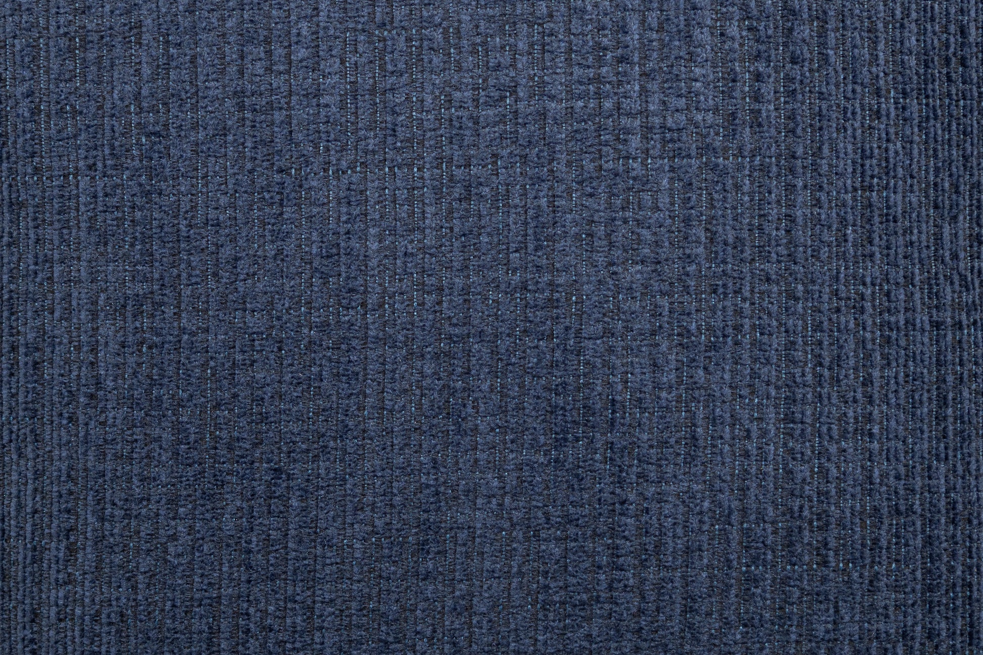 3-Piece Dark Blue Chenille Sectional Sofa Set - Modern Living Room Seating