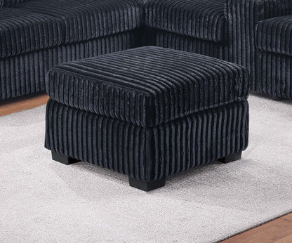 L-Shaped Corduroy Sectional - Plush Comfort & Storage