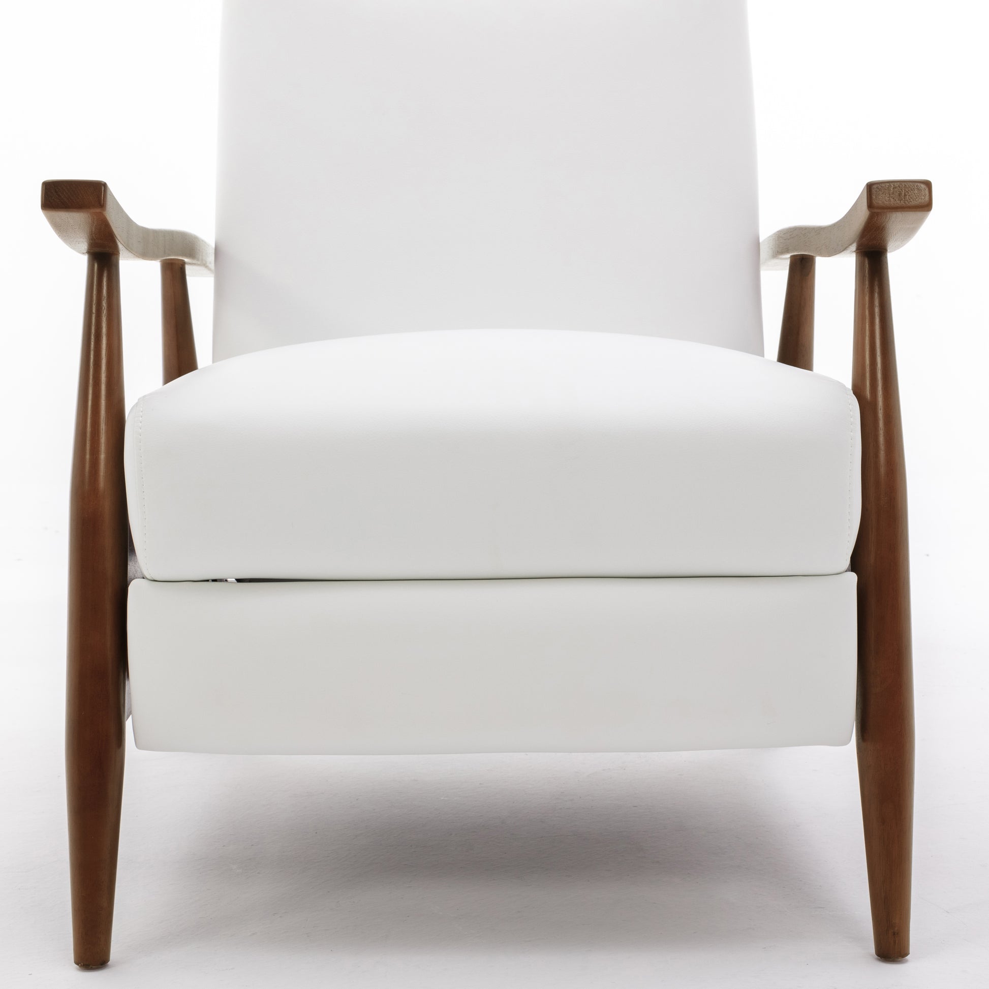 Sarasota Recliner - White Faux Leather Comfort