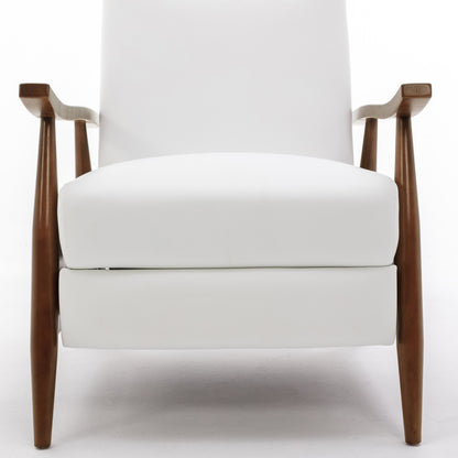 Sarasota Recliner - White Faux Leather Comfort