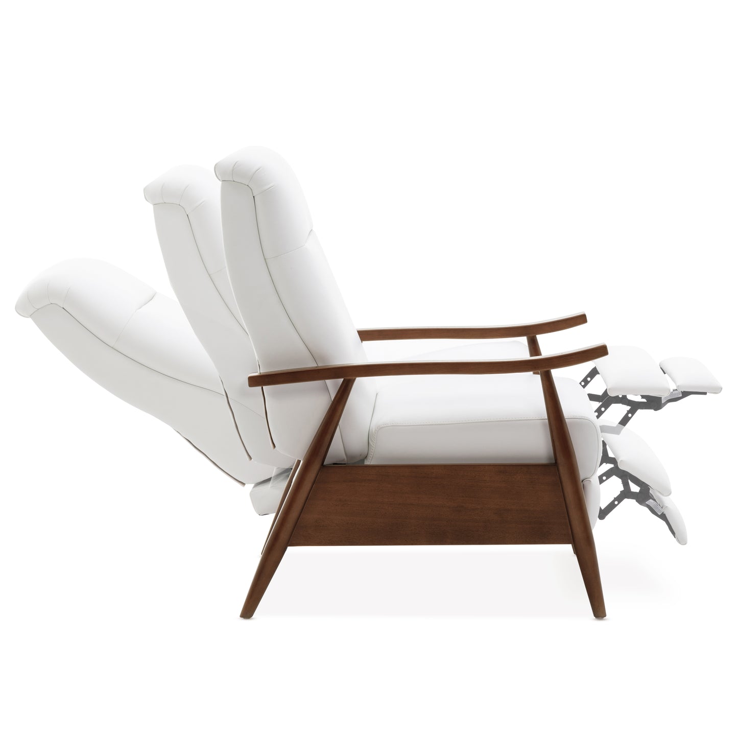 Sarasota Recliner - White Faux Leather Comfort