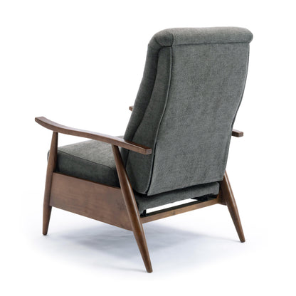 Charcoal Fabric Recliner - 34" Wide
