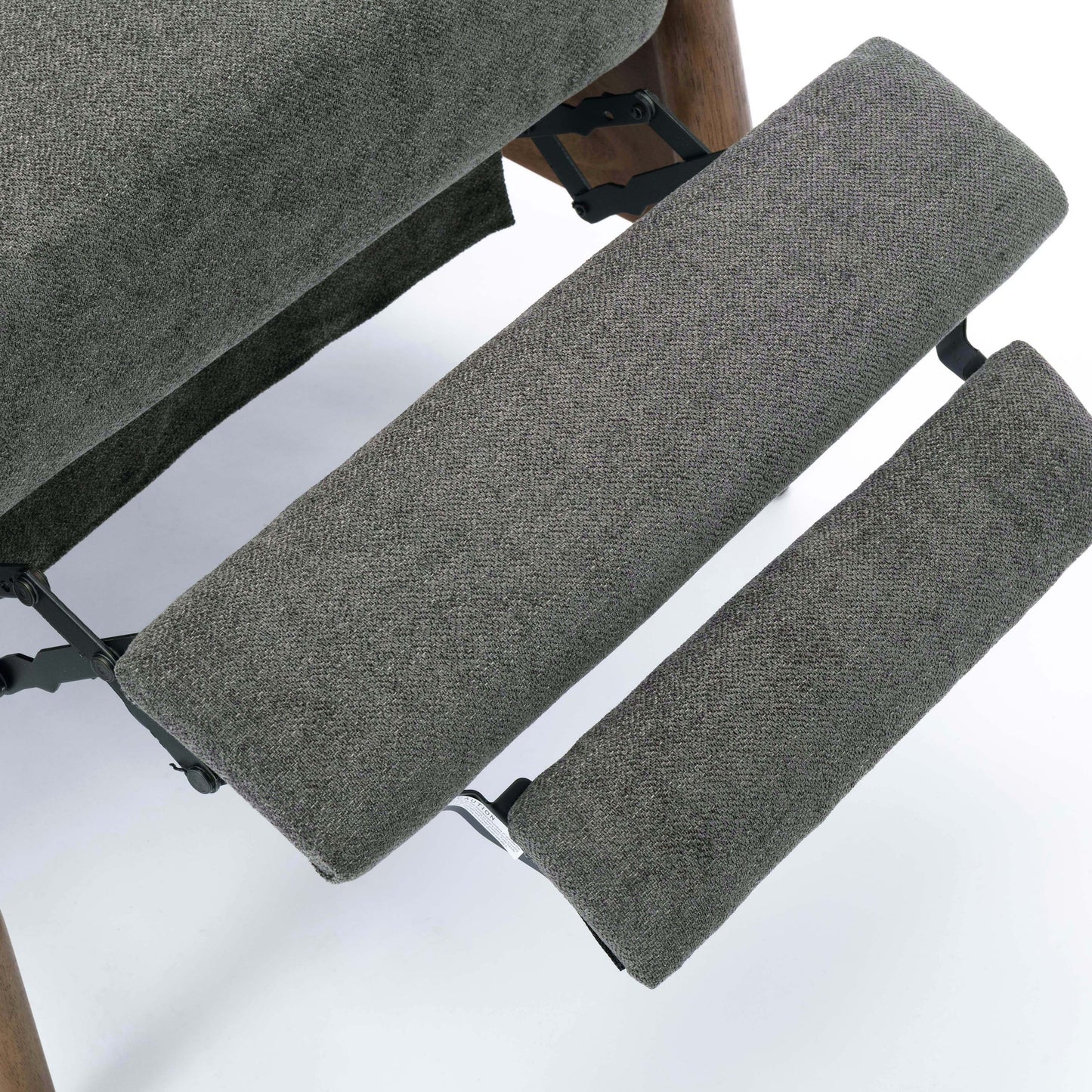 Charcoal Fabric Recliner - 34" Wide
