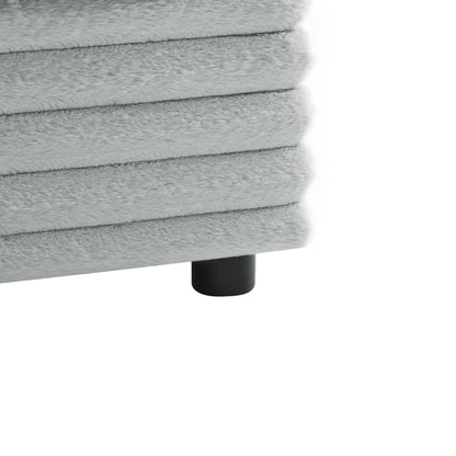 Gray Modular Sectional Sofa - 3 Piece Chofa for Living Room
