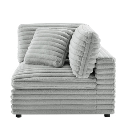 Gray Modular Sectional Sofa - 3 Piece Chofa for Living Room