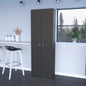 Rectangle 2-Door Storage Tall Cabinet Wenge