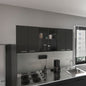 59-inch Two Center Glass Doors Wall Cabinet Wenge