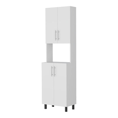 Small White Kitchen Island with Storage