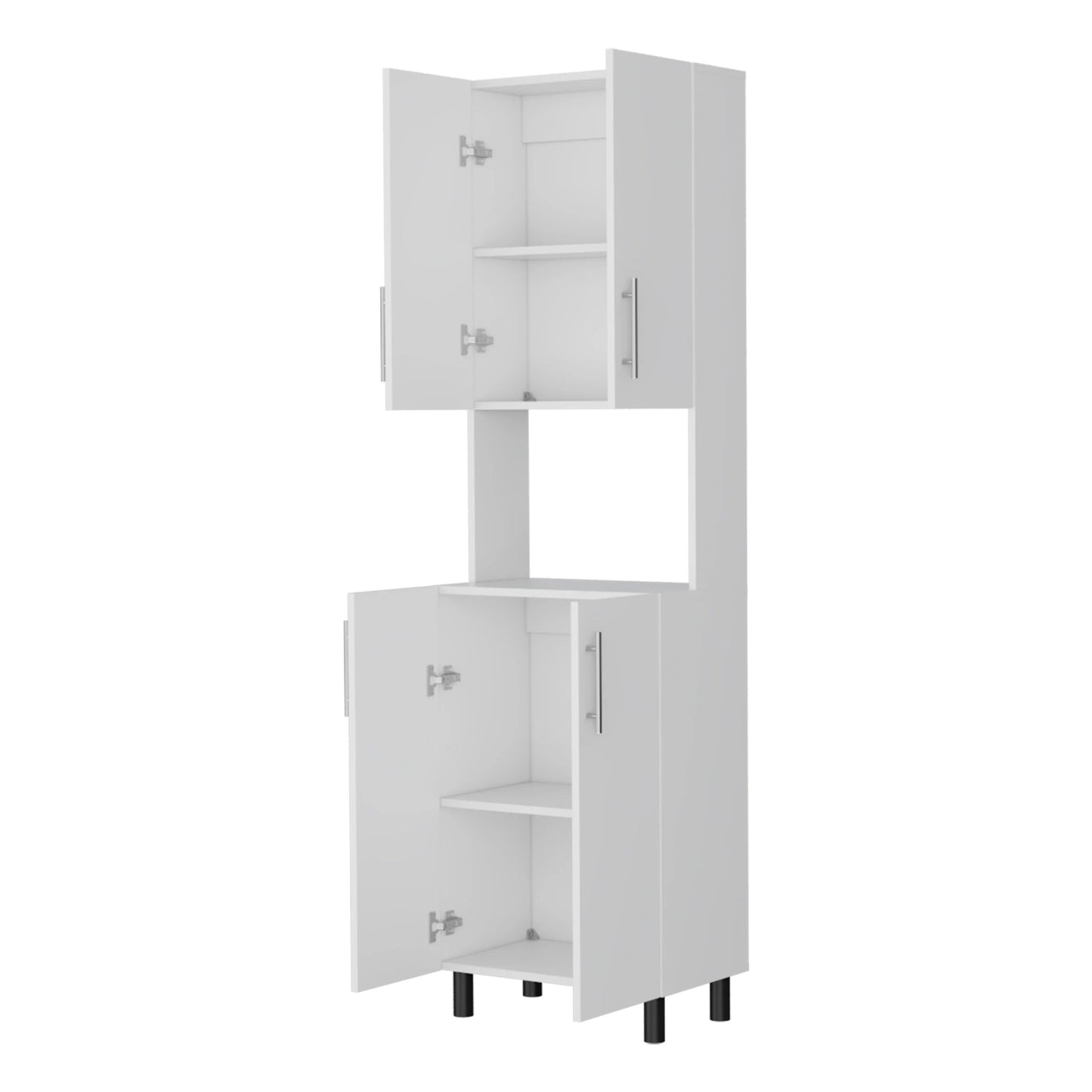 Small White Kitchen Island with Storage