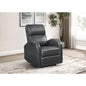 Meglia Grey Upholstered Power Recliner Chair