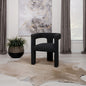 McKinley Black Boucle Upholstered Accent Side Chair