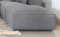 Jennifer Grey Square Upholstered Ottoman