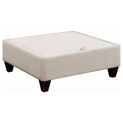 Isla Platinum L-Shaped Upholstered Sectional Sofa - Beige