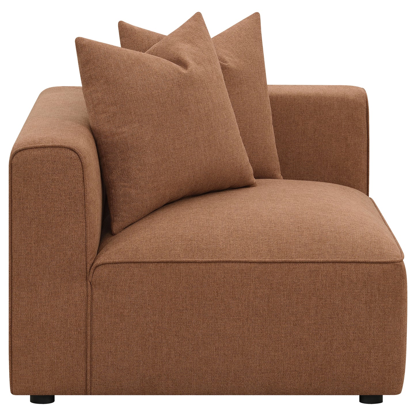 Terracotta Upholstered Accent Chair - 38.5" W for Living Room
