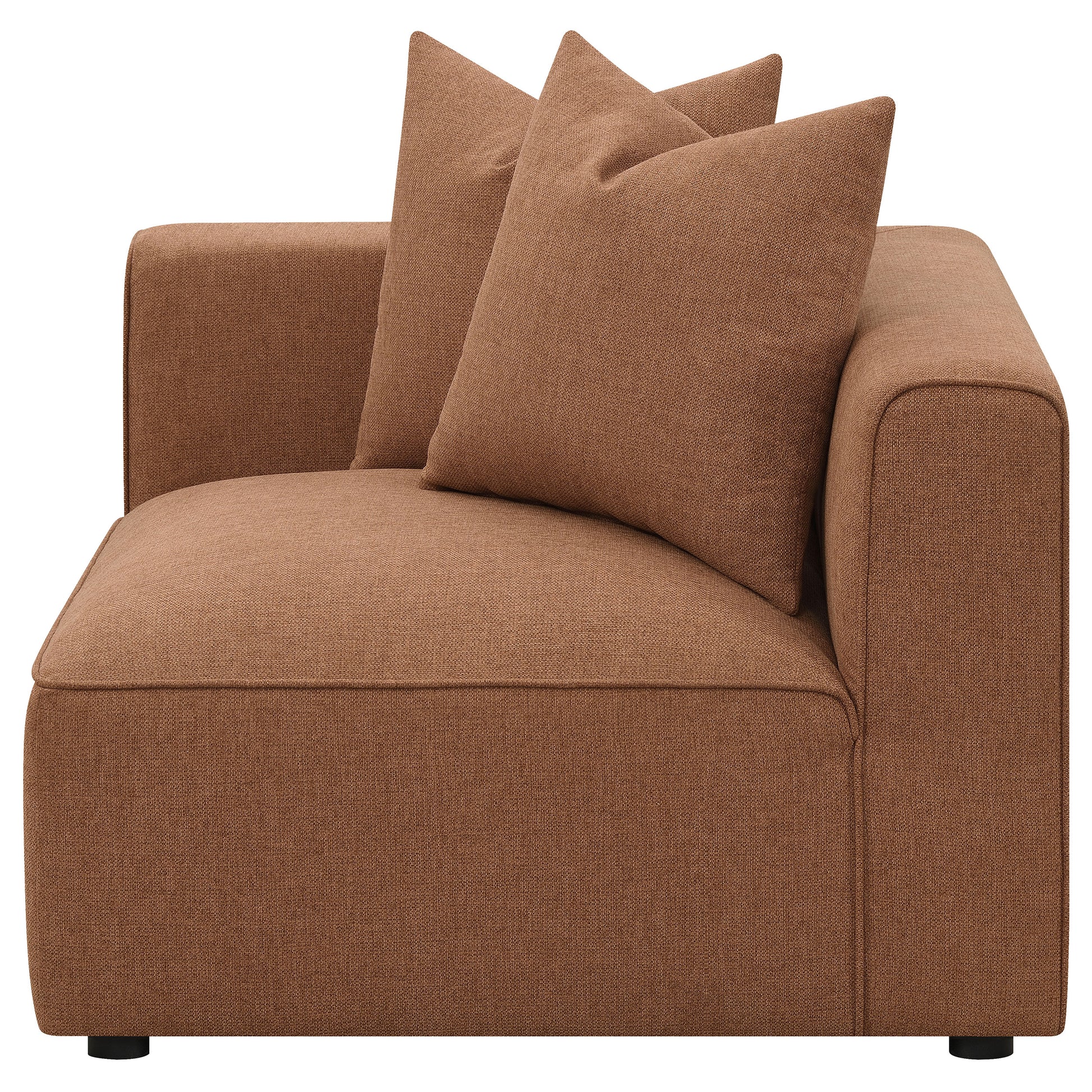 Terracotta Upholstered Accent Chair - 38.5" W for Living Room