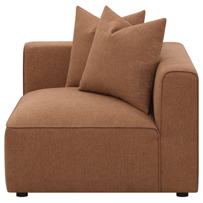 Terracotta Upholstered Accent Chair - 38.5" W for Living Room