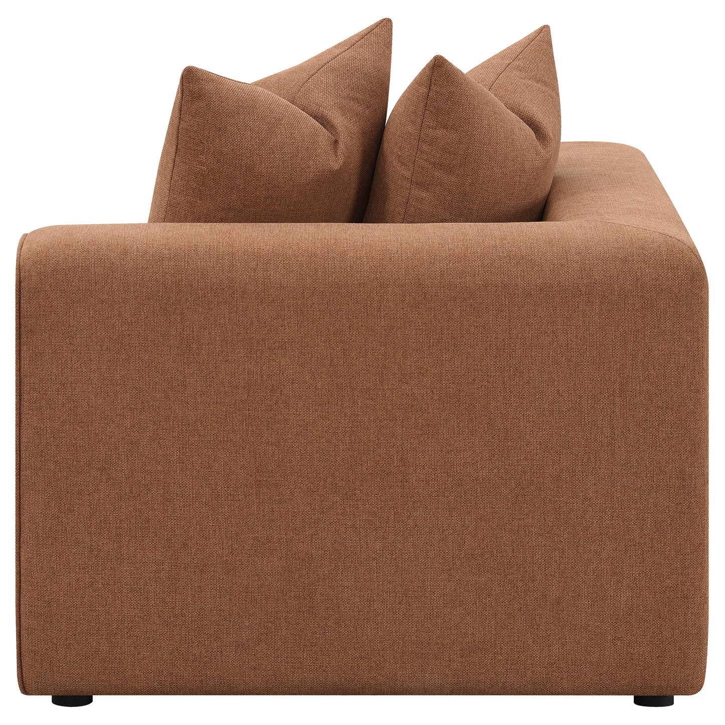 Terracotta Upholstered Accent Chair - 38.5" W for Living Room