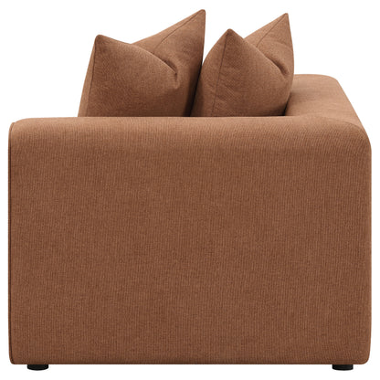 Terracotta Upholstered Accent Chair - 38.5" W for Living Room