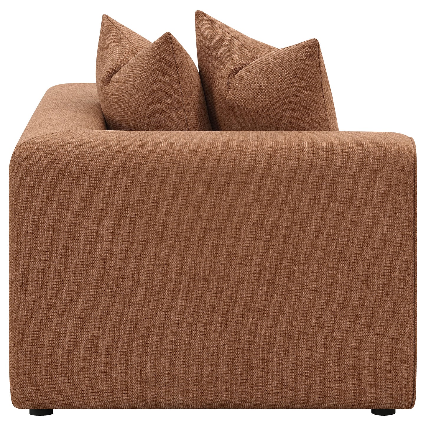 Terracotta Upholstered Accent Chair - 38.5" W for Living Room