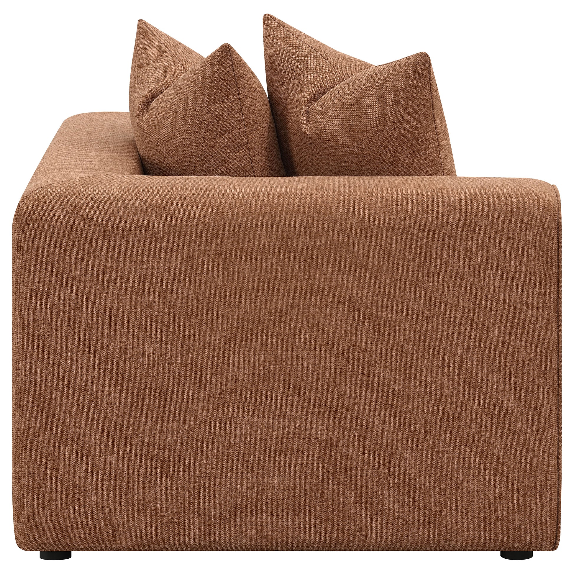 Terracotta Upholstered Accent Chair - 38.5" W for Living Room
