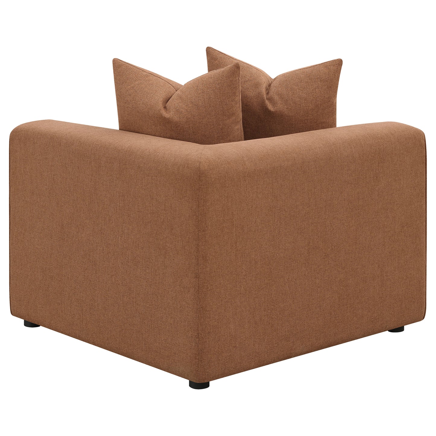 Terracotta Upholstered Accent Chair - 38.5" W for Living Room