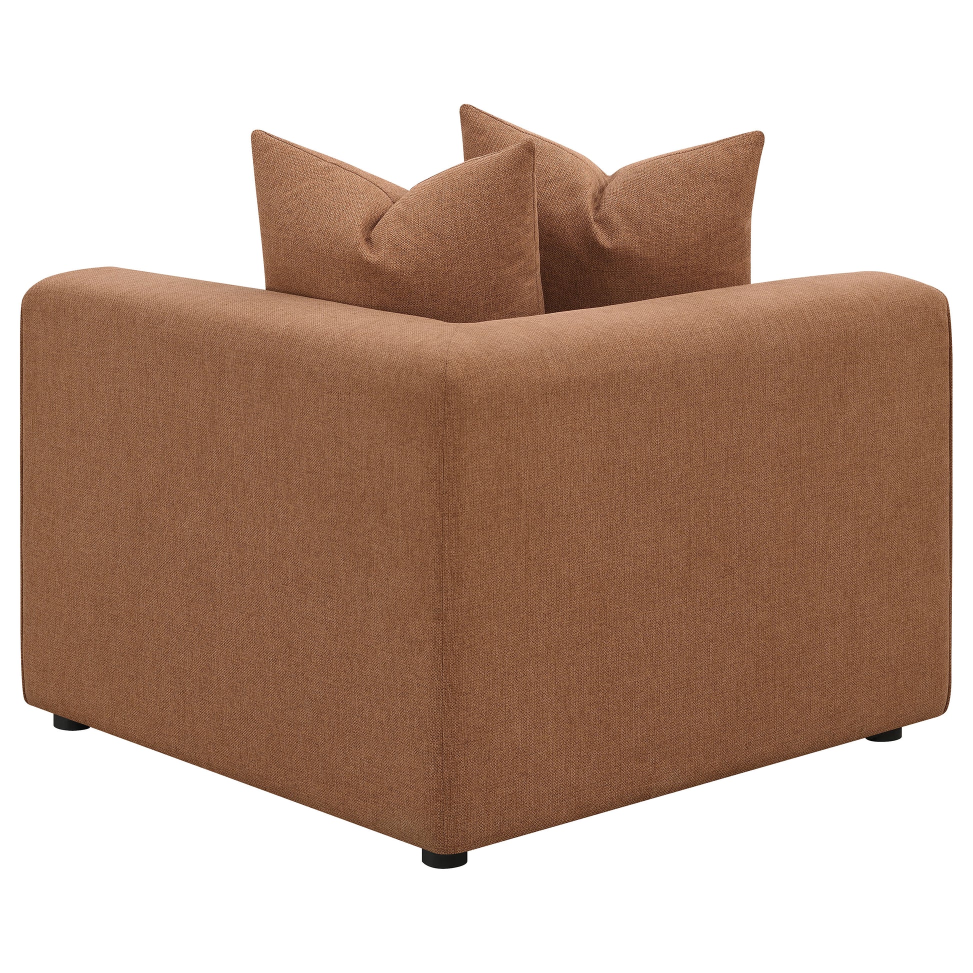 Terracotta Upholstered Accent Chair - 38.5" W for Living Room