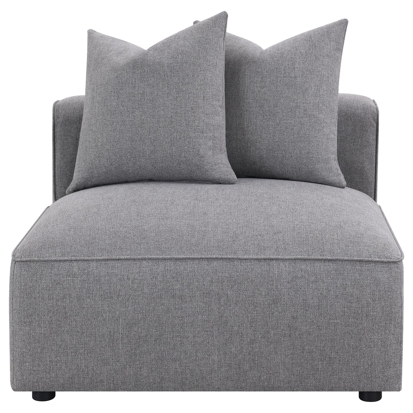 Grey Upholstered Accent Chair - 38.5" for Living Room