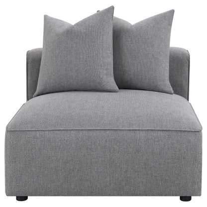 Grey Upholstered Accent Chair - 38.5" for Living Room