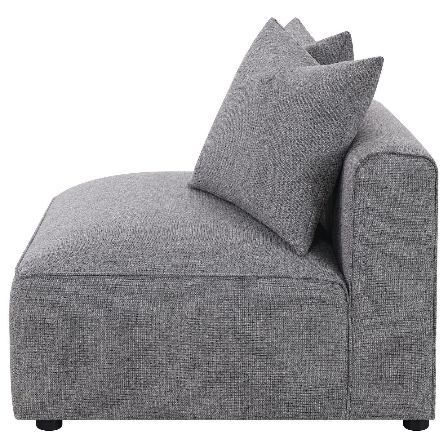 Grey Upholstered Accent Chair - 38.5" for Living Room