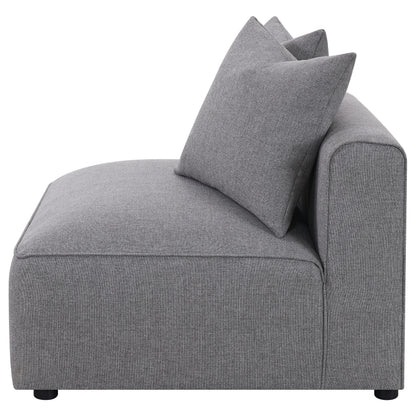 Grey Upholstered Accent Chair - 38.5" for Living Room