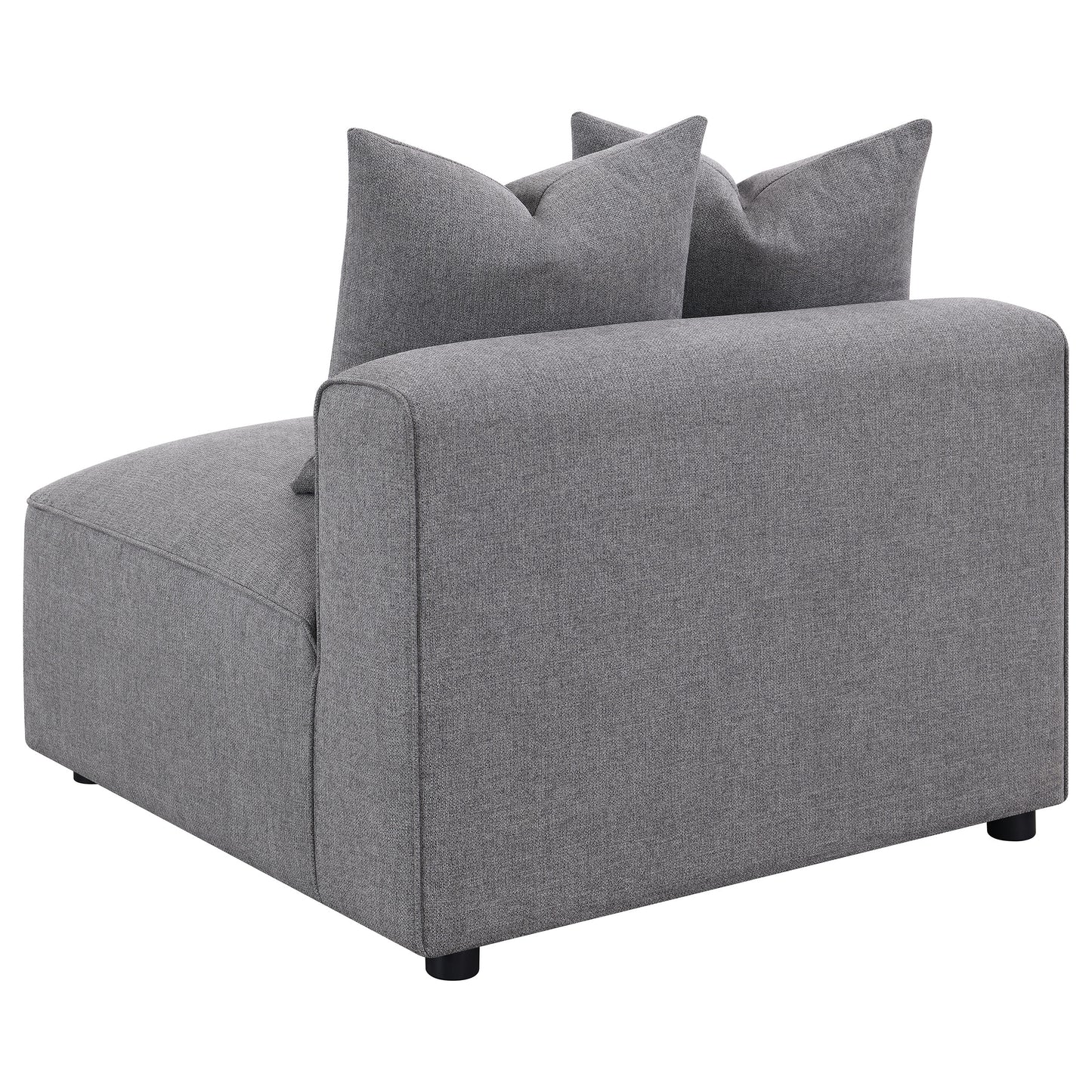 Grey Upholstered Accent Chair - 38.5" for Living Room