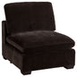 Murtagh Dark Chocolate Upholstered Armless Chair