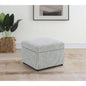 Merced Grey Upholstered Lift Top Storage Ottoman
