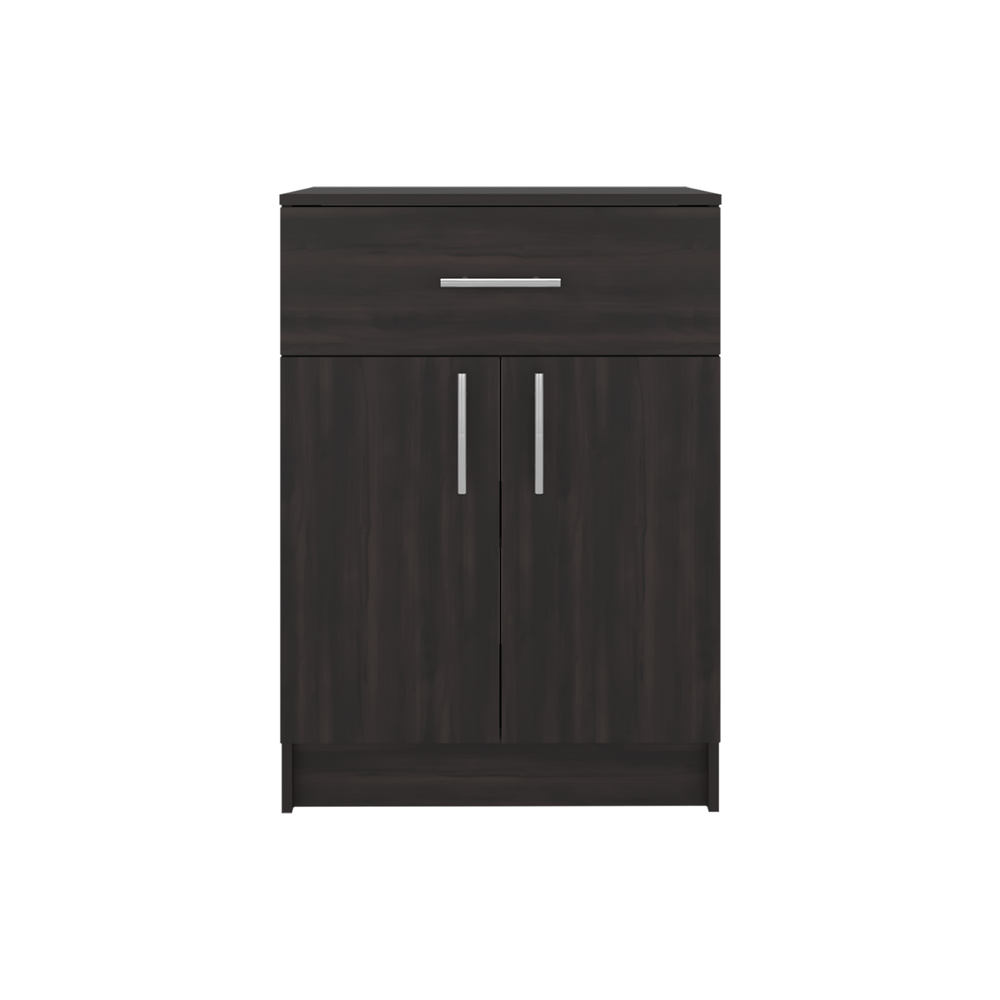 Wenge 2-Door Kitchen Pantry - Compact Storage Cabinet for Dining Room
