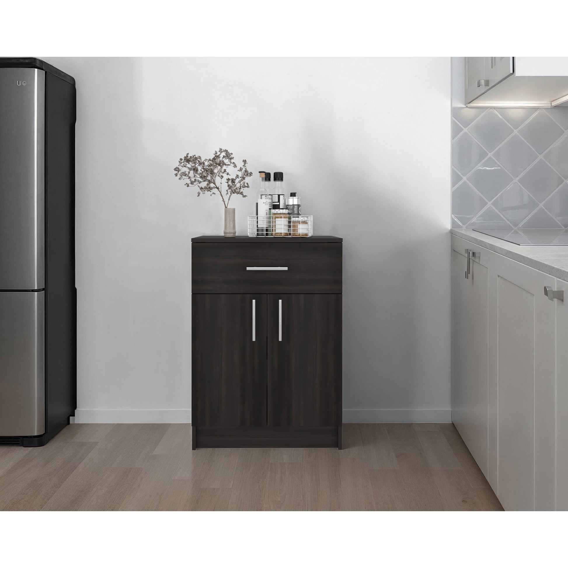 Wenge 2-door Kitchen Pantry