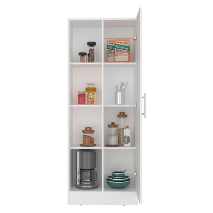 White Kitchen Pantry Cabinet - Storage & Style for Dining Room
