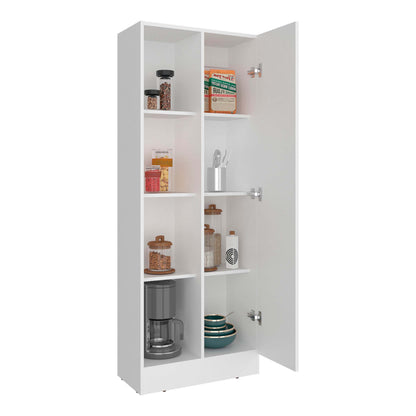 White Kitchen Pantry Cabinet - Storage & Style for Dining Room