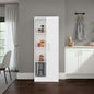 White 1-door Kitchen Pantry Cabinet